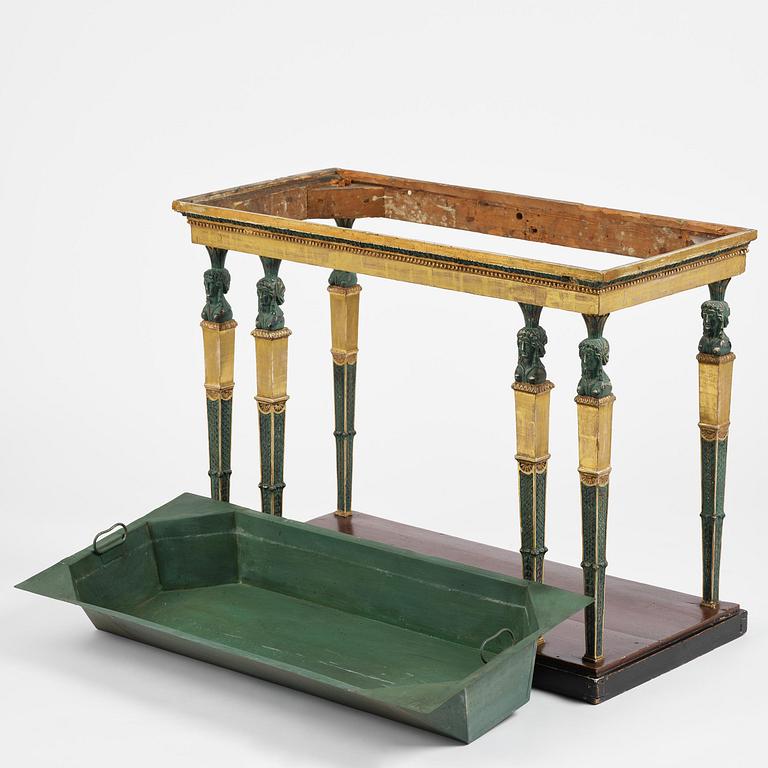 Konsolbord, Stockholmsarbete, omkring år 1800, Sengustavianskt.