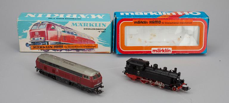 LOK, 2 st, Märklin Hamo, 8313, 8375.