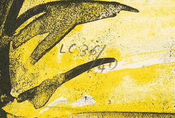 Lena Cronqvist, färglitografi, signerad och numrerad LC 36/40.