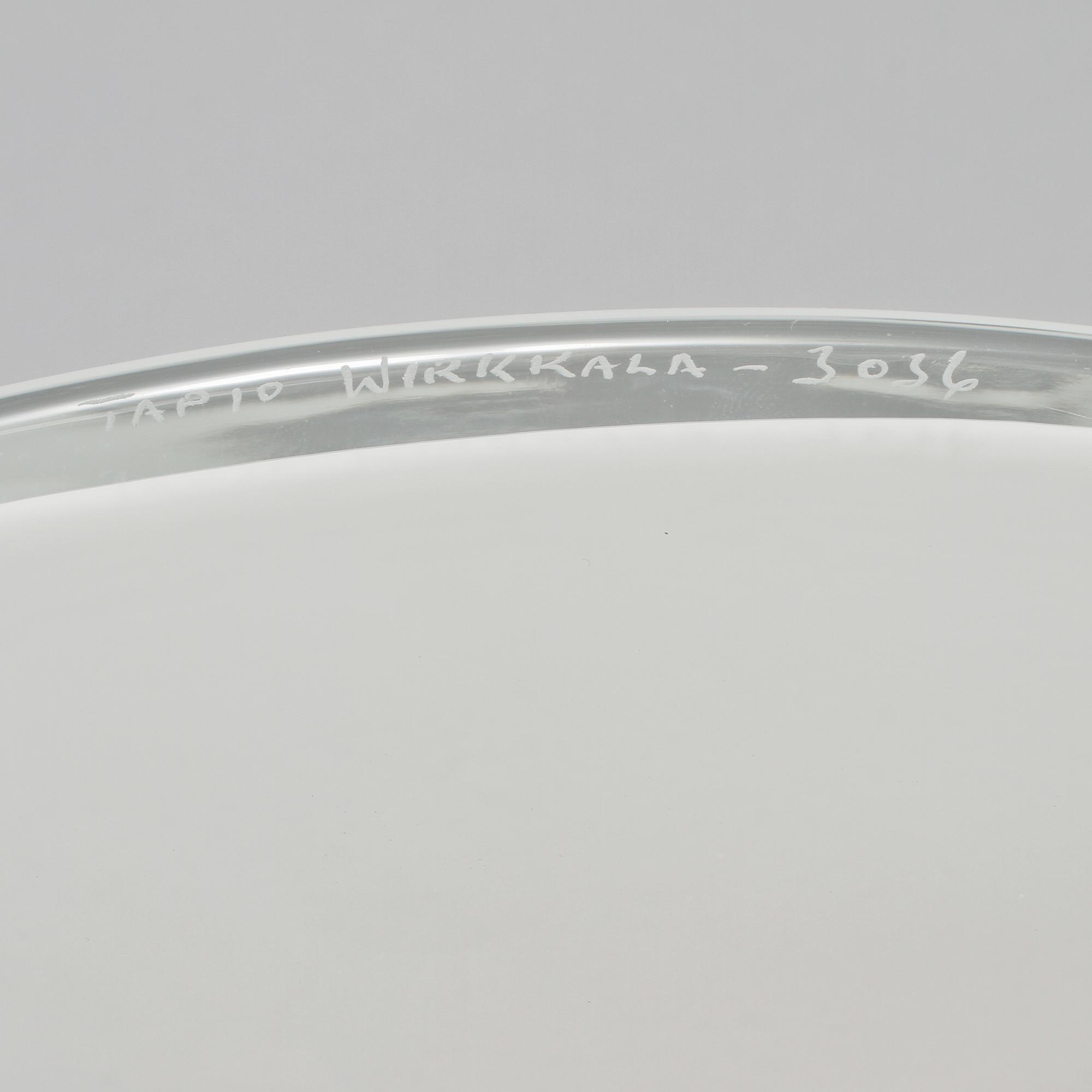 VAS, glas, Tapio Wirkkala, Iittala, Finland, sent 1900-tal.