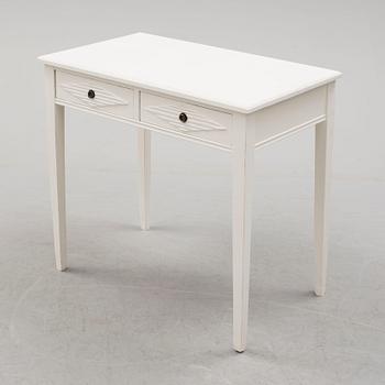 A painted Gustavian style writing desk.