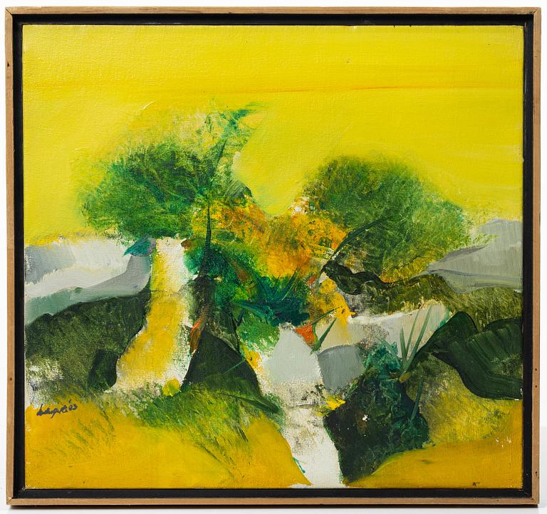 Dilip Dasgupta, Two landscapes.