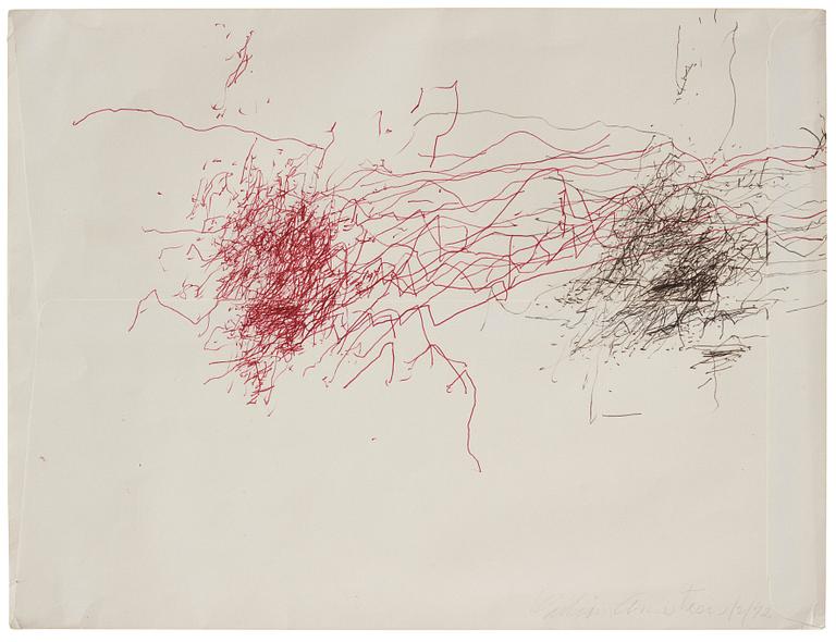 William Anastasi, 'Utitled (Subway Drawing)'.