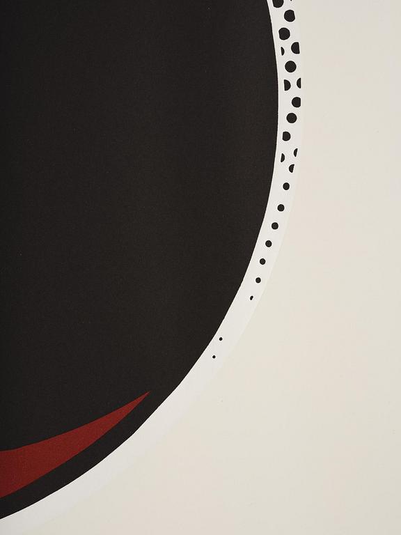 Roy Lichtenstein, "Mirror #4" from Mirror Series.