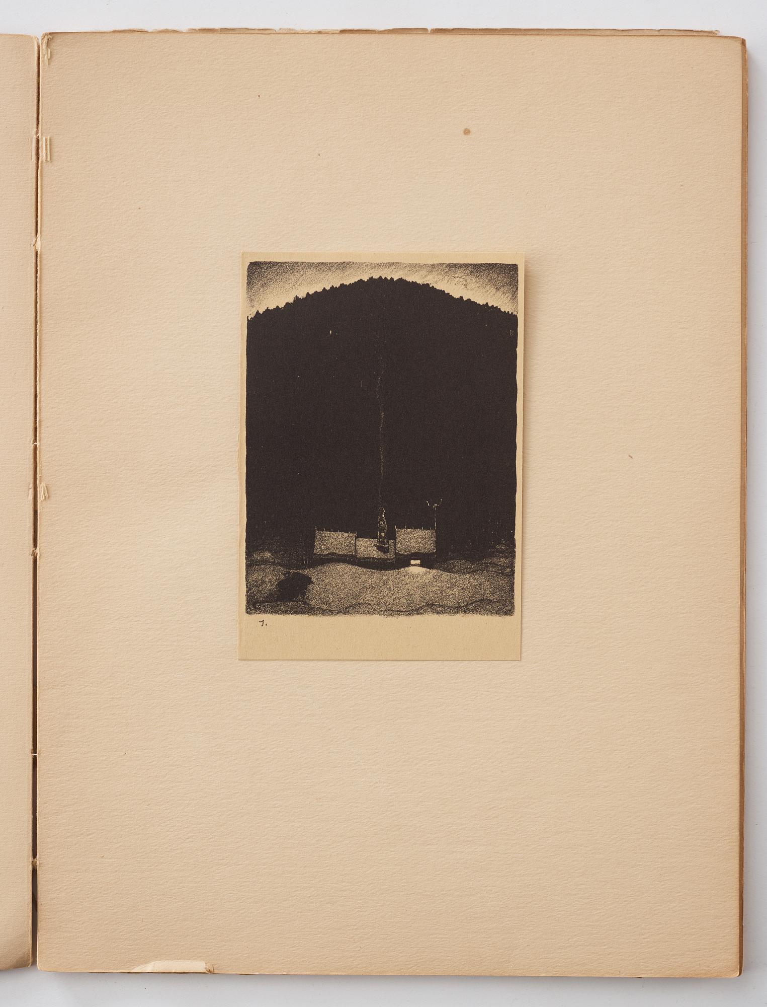 John Bauer, "Troll" 10 litografier i mapp/bok.