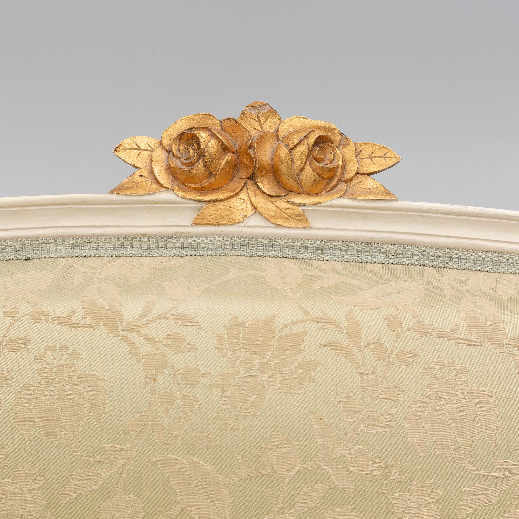 Soffa, gustaviansk stil, 18/1900-tal.