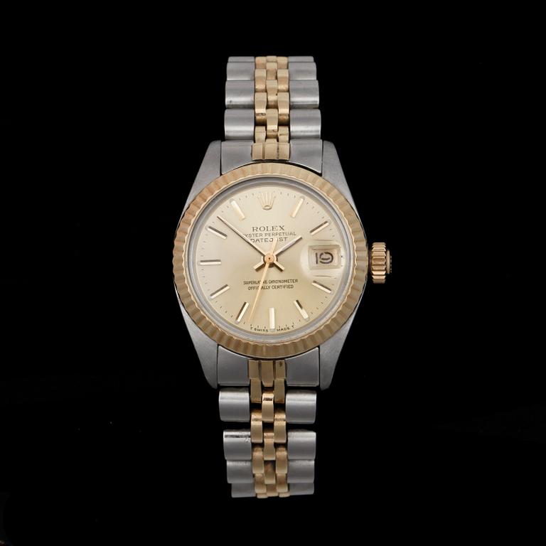 ARMBANDSUR, dam, Rolex, Oyster perpetual, Datejust, 1970-tal.