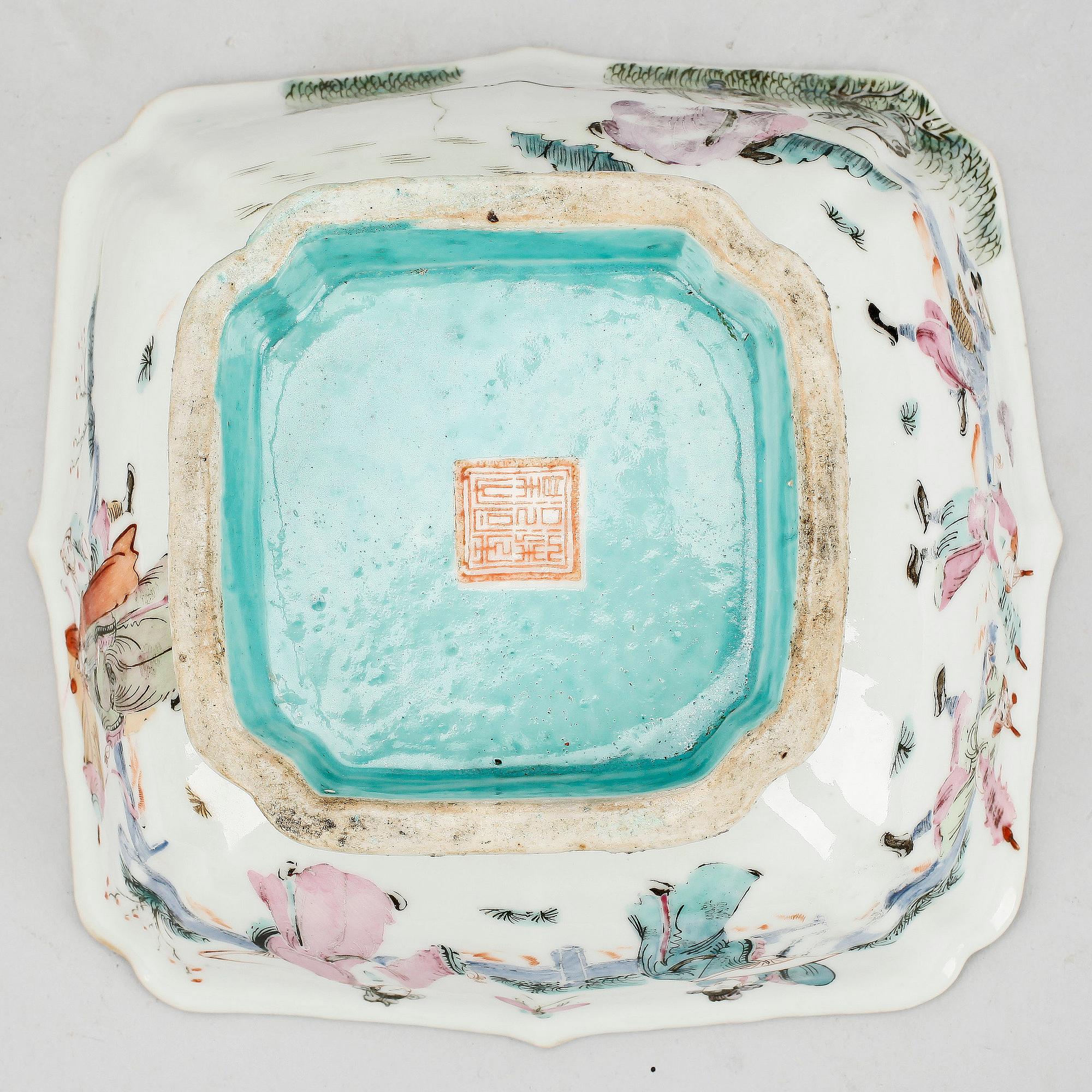 SKÅL, porslin, Kina 1800/1900-tal.