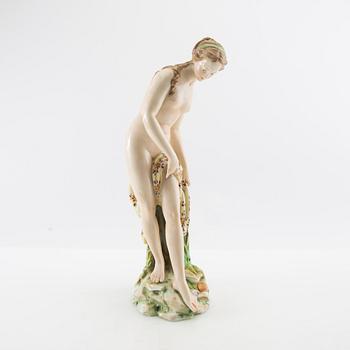 Figure Naples-like mark first half of the 20th century porcelain.
