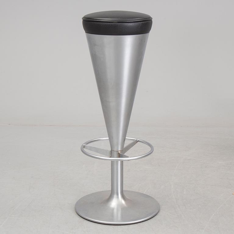 A set of seven 'Snaps' barstools by Johanson Design, Markaryd, Sweden, second half of the 20th century.