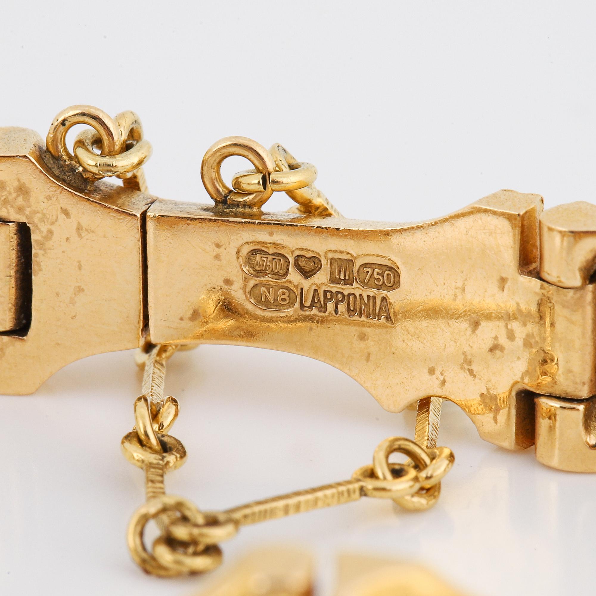 Lapponia, Armband, "Mukka", 18K guld.