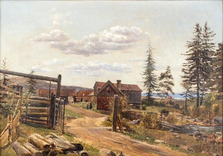 Wilhelm Marstrand, olja på duk, signerad.