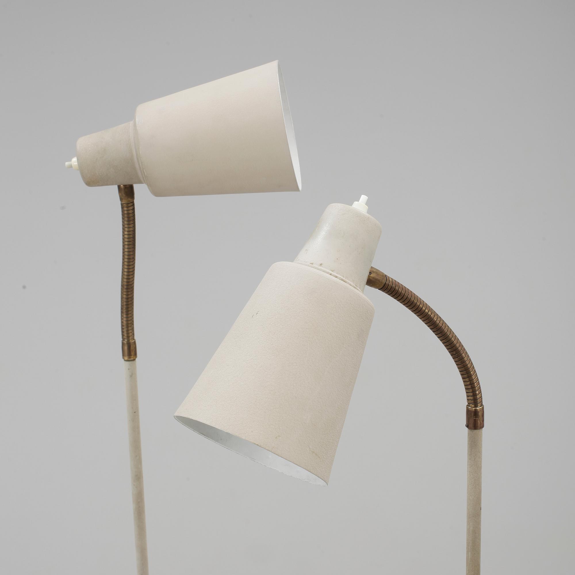 GOLVLAMPOR, ett par, 1950-tal.