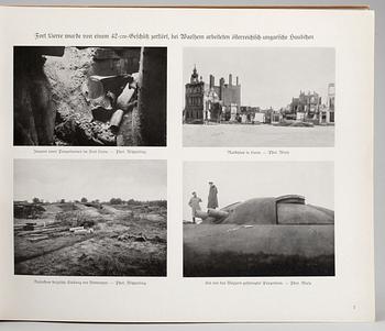 BILDATLAS," 3 volymer,"Grosser Bilderatlas des Weltkrieges". München 1915.