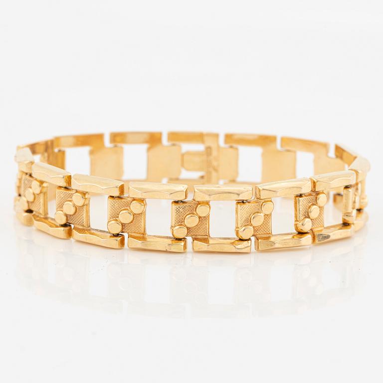 Bracelet, 18K gold, Vicenza, Italy.