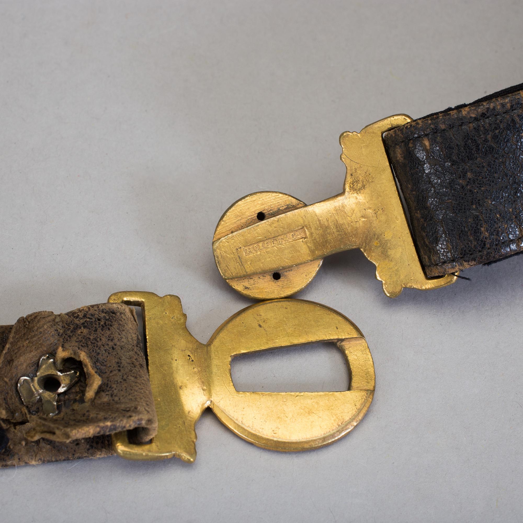 PARTI MILITARIA, 6 delar, Sverige, 1800-tal.