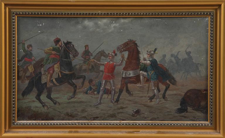 THORVALD RASMUSSEN, olja på duk, sign.