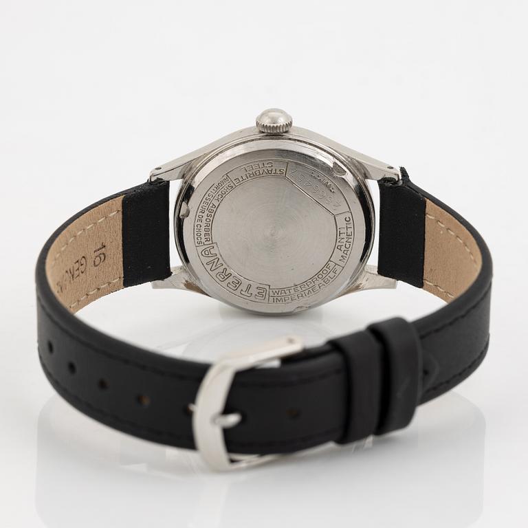 Eterna, "Tre Tacche", wristwatch, 31 mm.