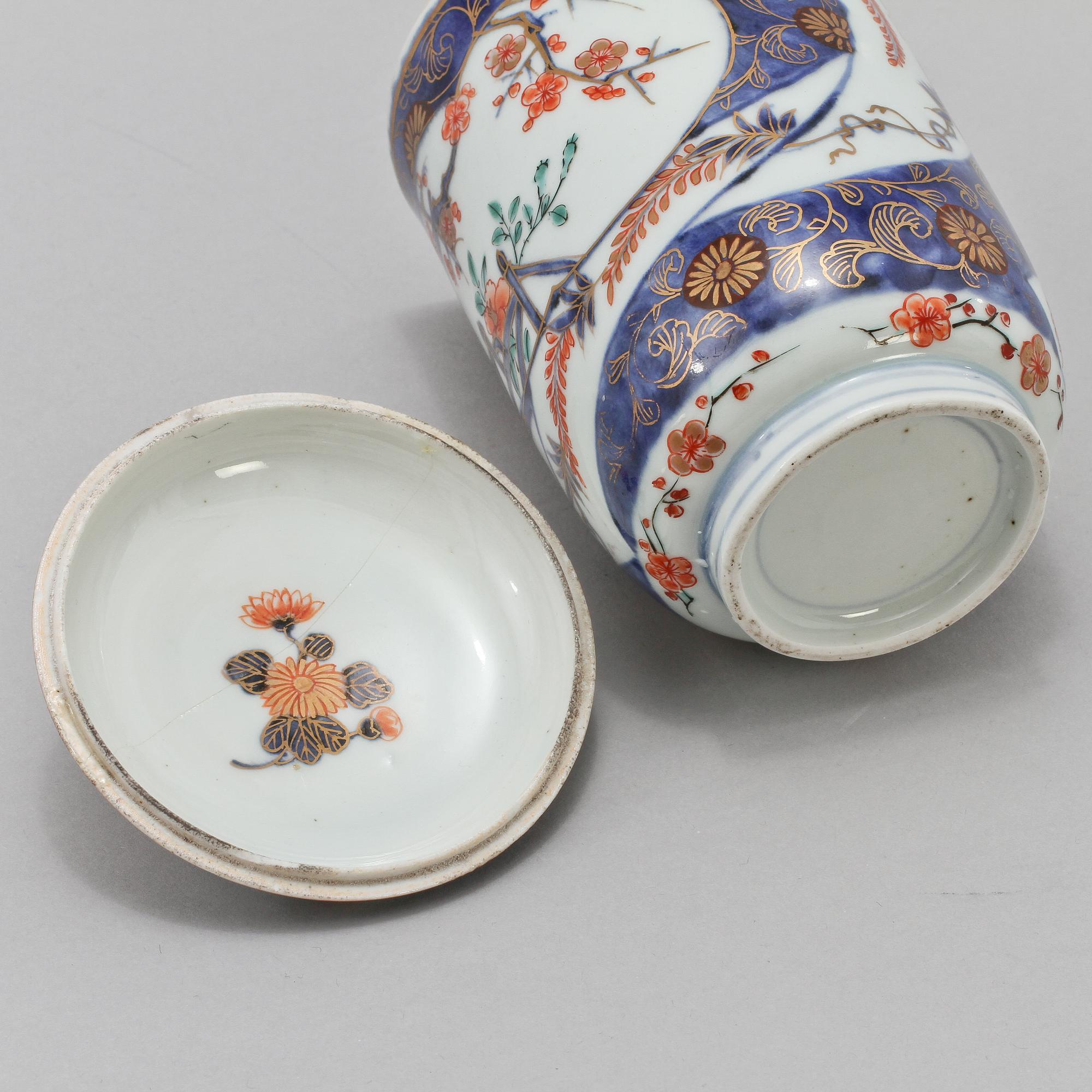 LOCKBURK, porslin, Japan, 1700/1800-tal.