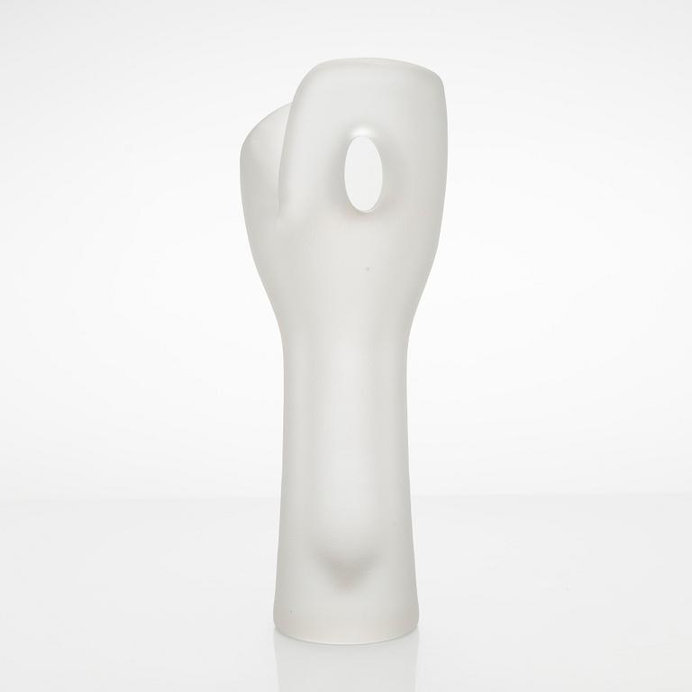 Timo Sarpaneva, maljakko, lasia, malli 3530, signeerattu Timo Sarpaneva Iittala.