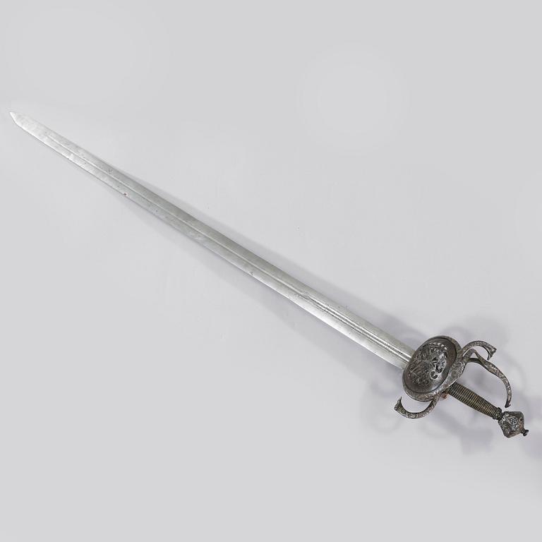 A sword, possible 17th century.