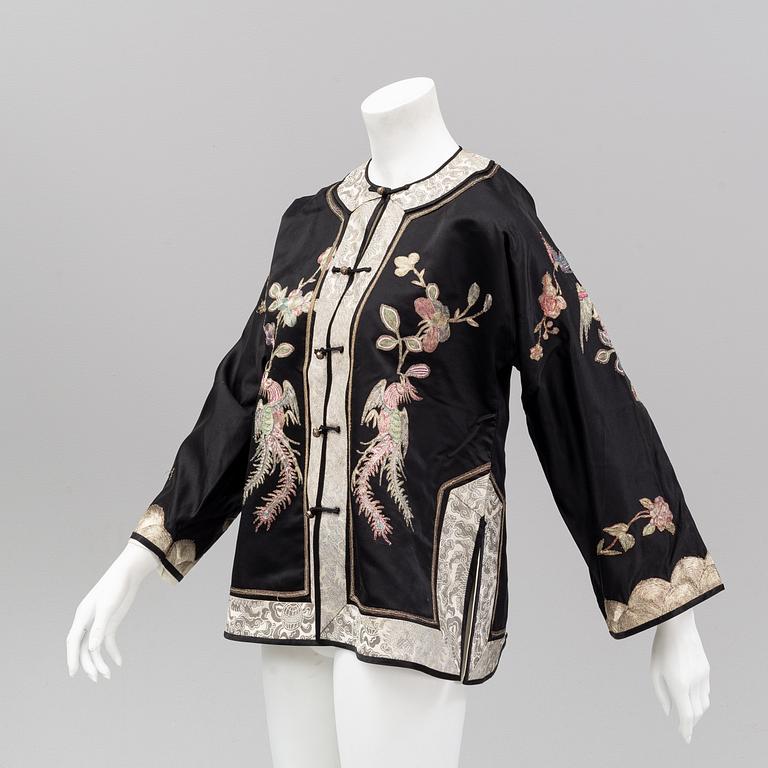 Two Chinese embroidered jackets, 20th century.