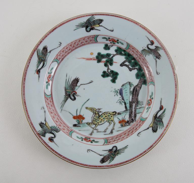 TALLRIK, porslin, Kina, Kangxi 1700-tal.