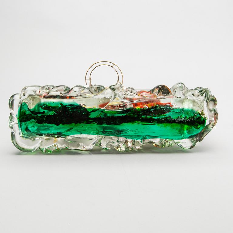 A TABLE LAMP, glass, Cenedese Murano, 1950-/1960's, Probably Riccardo Licata.