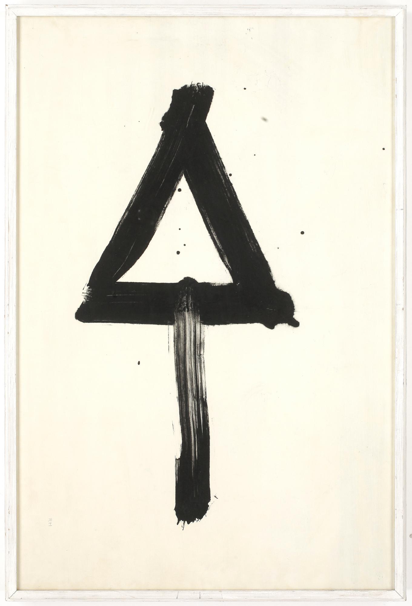 RUNE HAGBERG, akvarell på papper uppklistrad på pannå, monogramsignerad.