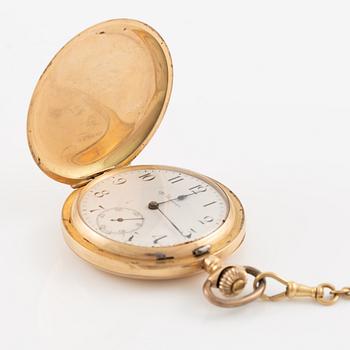 F. Winter, pocket watch, hunter, 54 mm.