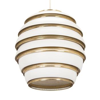 Alvar Aalto, a pendant lamp A332, 'Beehive' for Valaistustyö.