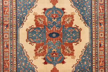 A Kazak carpet, c. 402 x 297 cm.