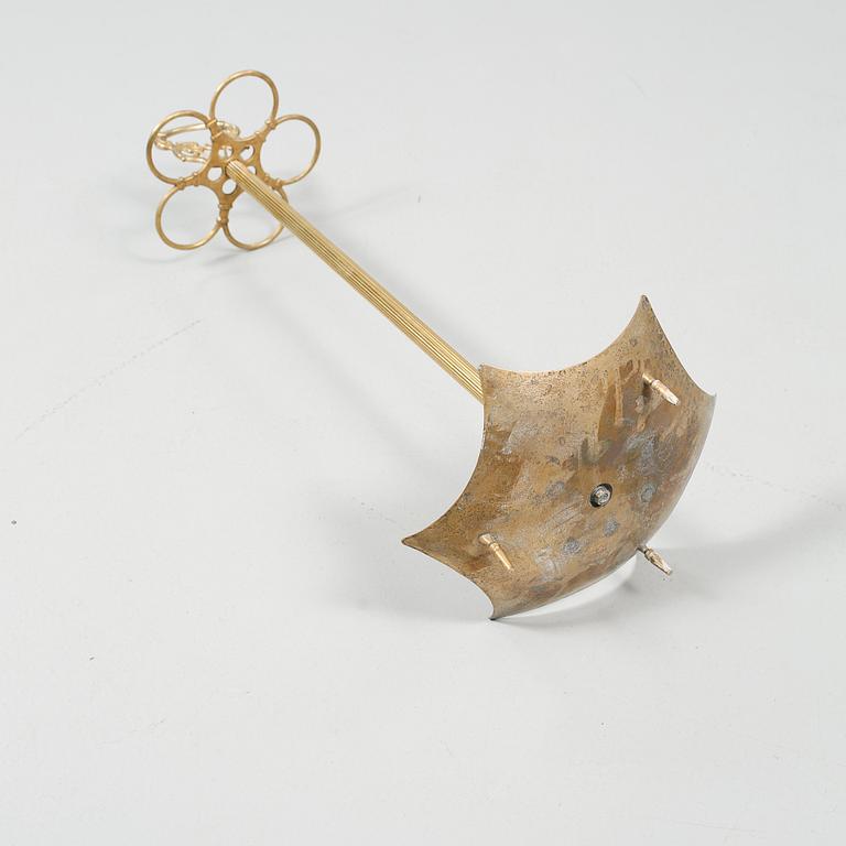 PARAPLYSTÄLL, mässing, 1900-tal.