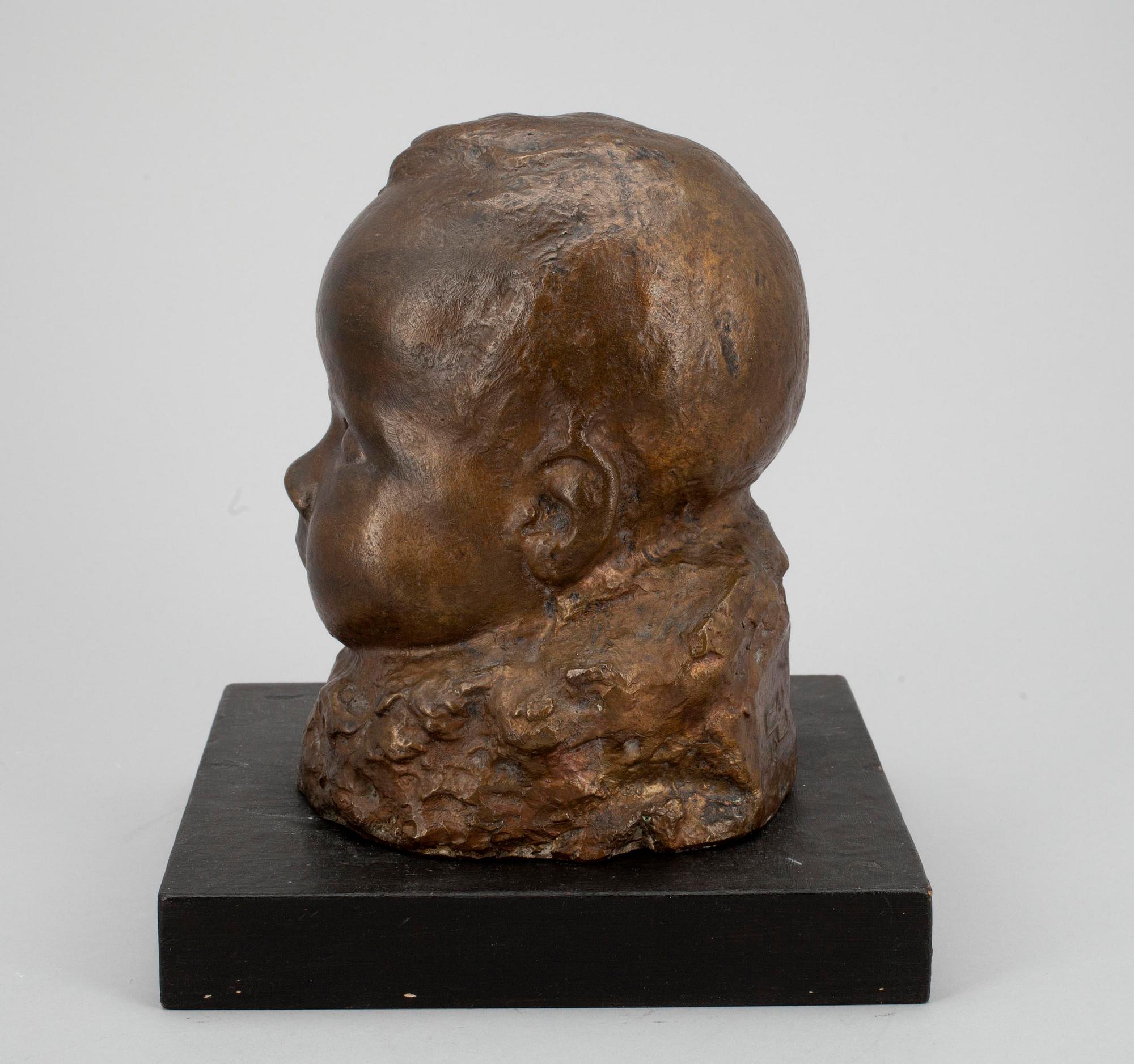 GUNNAR UOTILA, skulptur, brons, signerad samt daterad 1942.