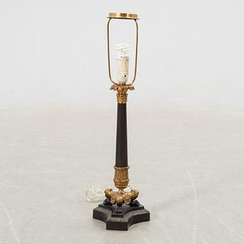 Table lamp in the Empire style, modern production.