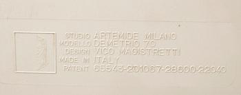 Vico Magistretti, "Demetrio 70", for Studio Artemide Milano, Italy 1970s.