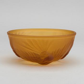 JAMES A. JOBLING & CO, a moulded Art Deco glass bowl.