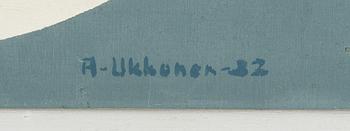 Antti Ukkonen, olja på duk, signerad och daterad-82.