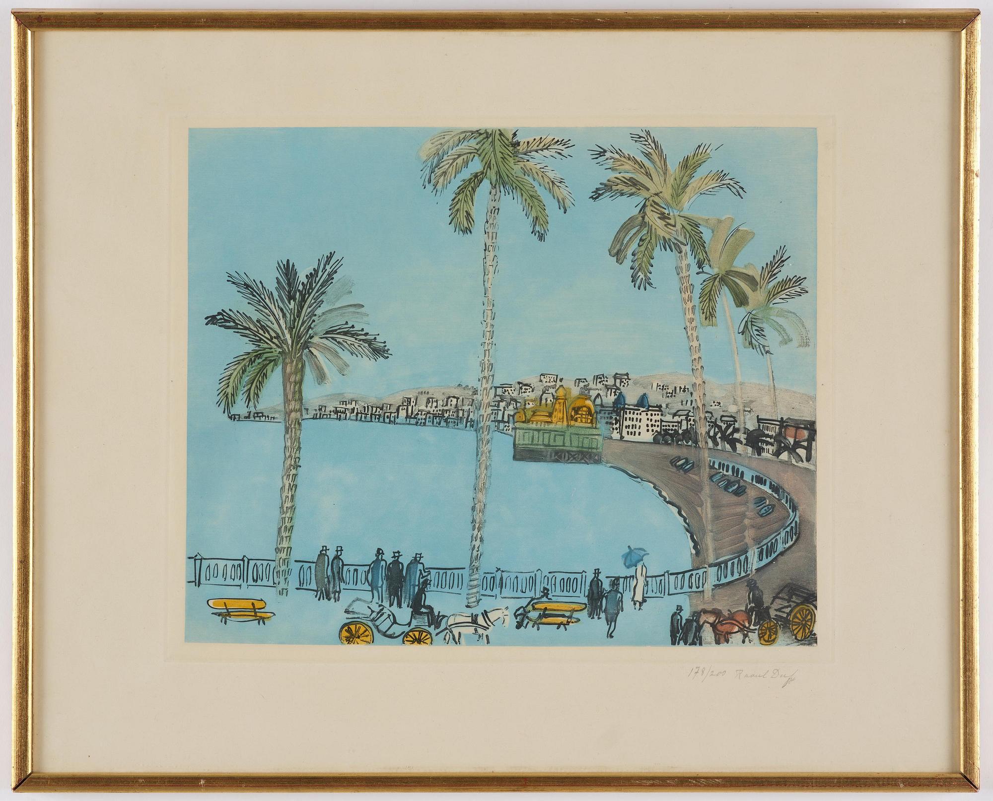 Raoul Dufy, "La baie des Anges à Nice".