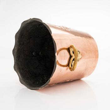 An early 20th century champagnecooler for WMF, Württembergische Metallwarenfabrik, Germany.