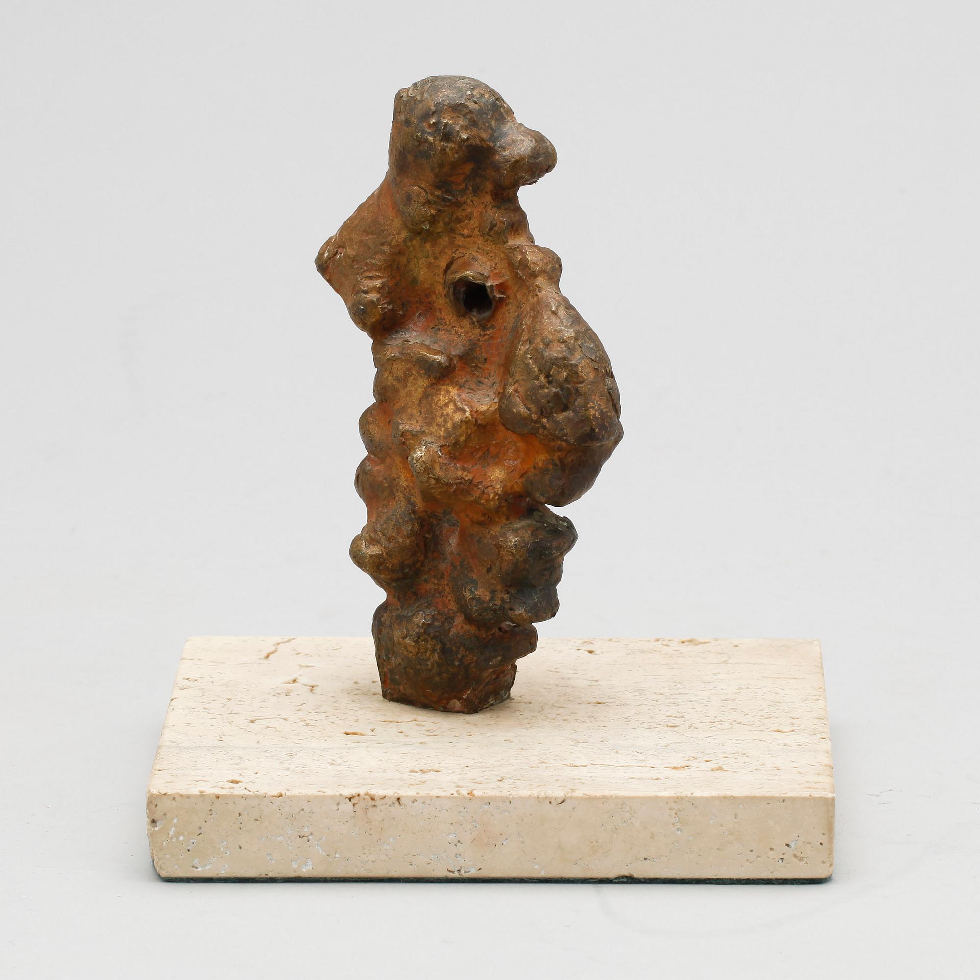 ERIC GRATE, skulptur, brons, signerad otydligt numrerad.