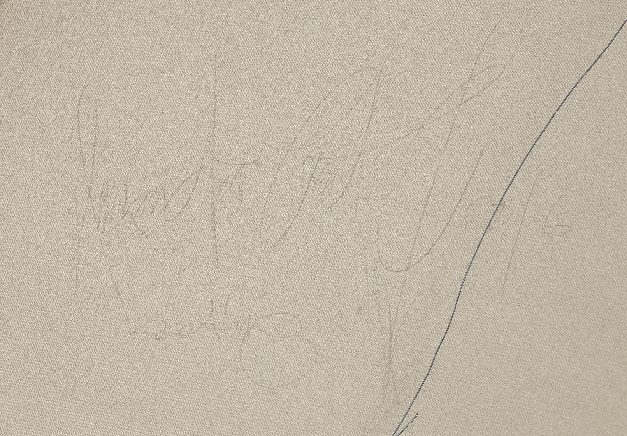 Alexander Creutz, acrylic and spray paint on canvas.