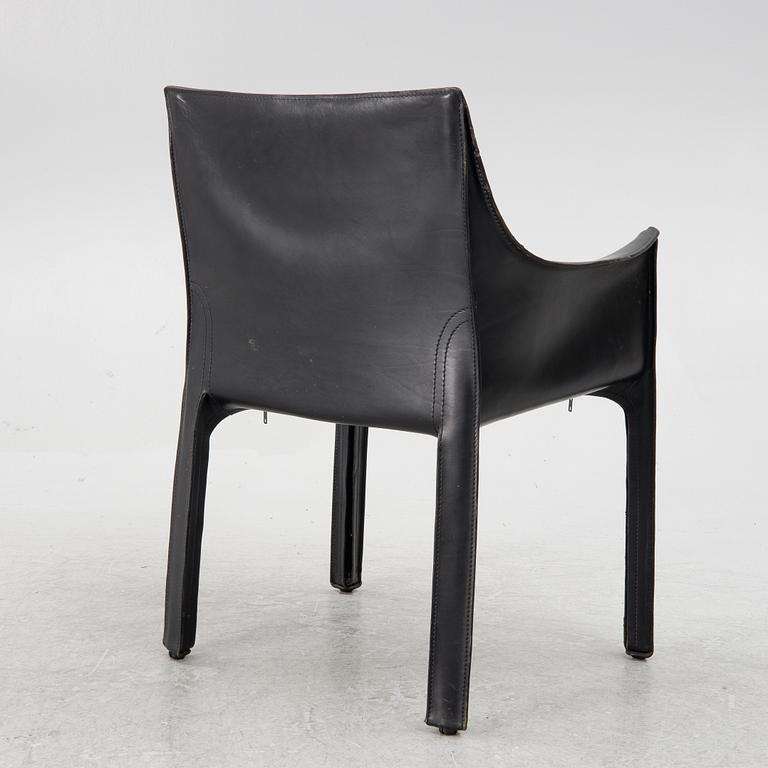 Mario Bellini, a '413 CAB' armchair, Cassina, Italy.
