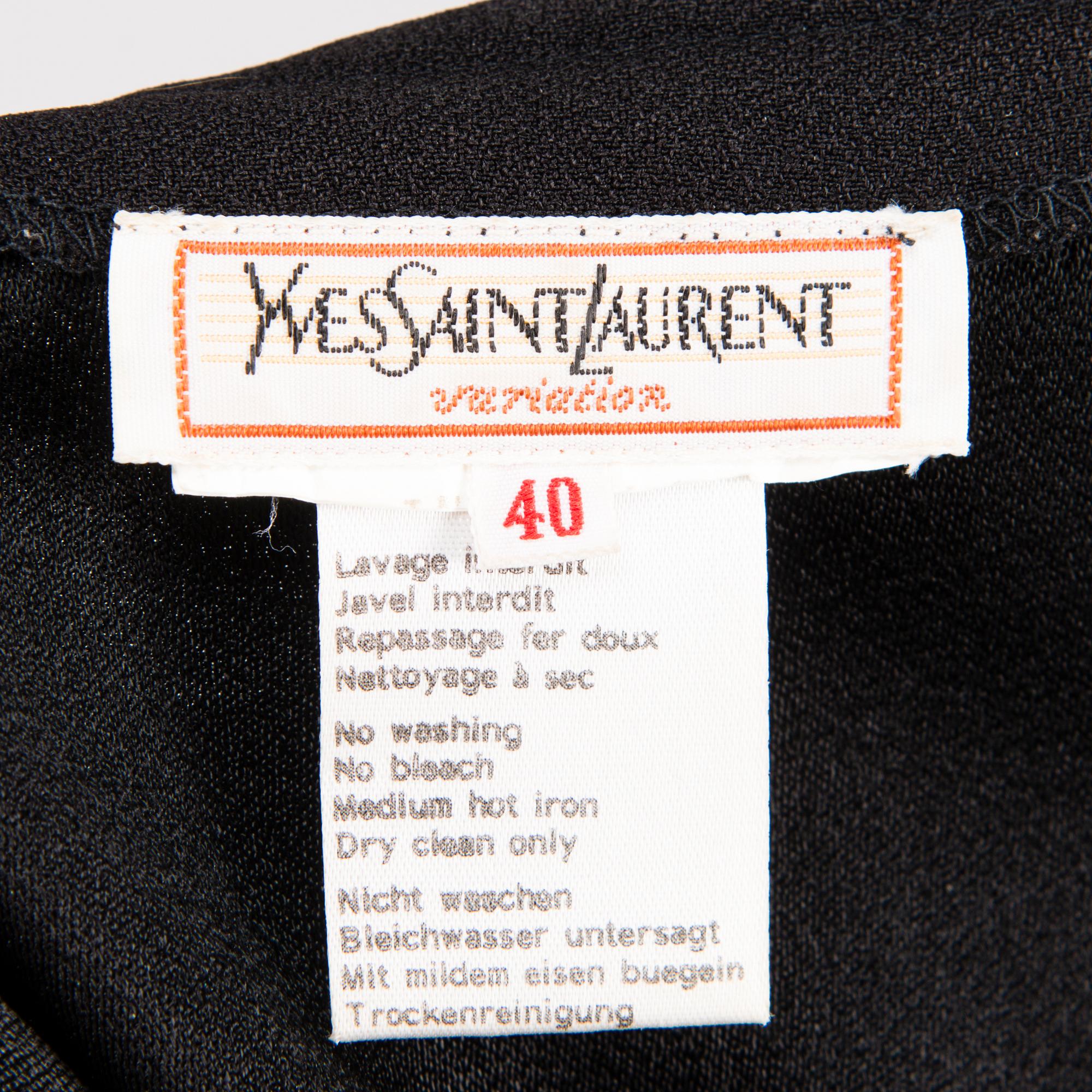 YVES SAINT LAURENT, Kaksiosainen asukokonaisuus koko 40(FR).