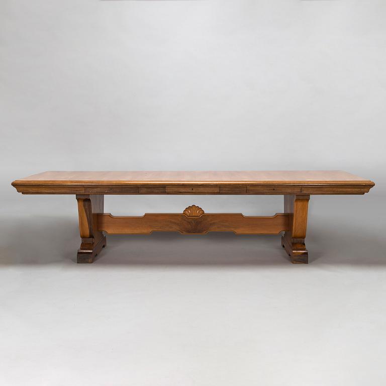 A 1920s conference table / dinner table.