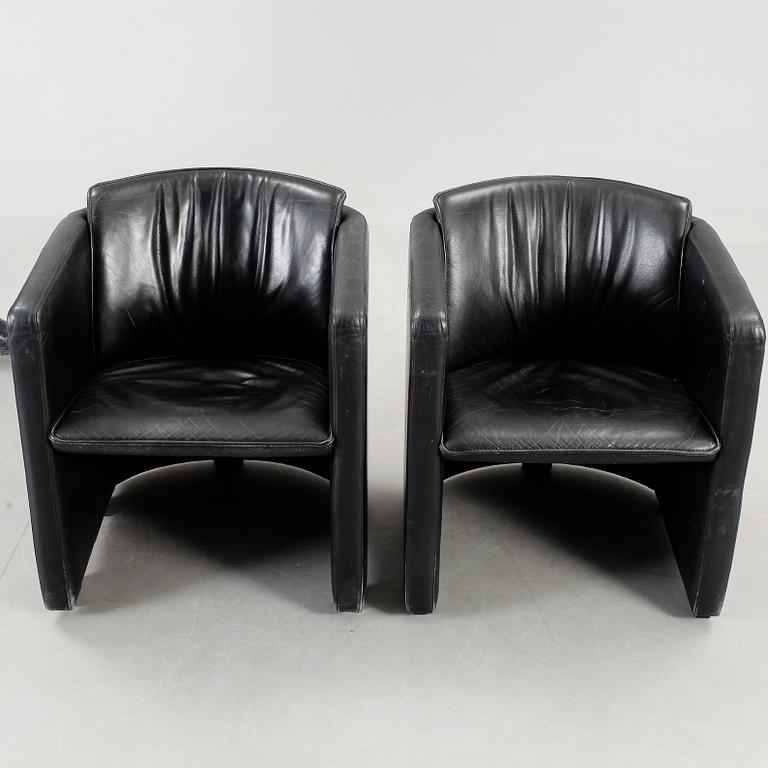 FÅTÖLJER, ett par, "Fiabo Armchair - Leolux", Hugo de Zeeuw.