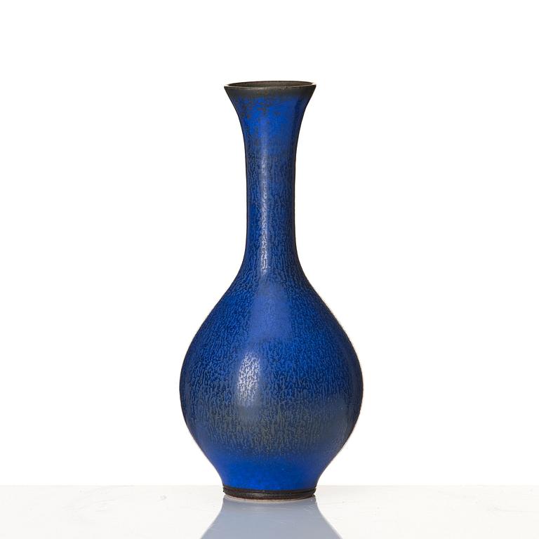 Berndt Friberg, two stoneware vases, Gustavsberg studio, Sweden 1952 and 1975.
