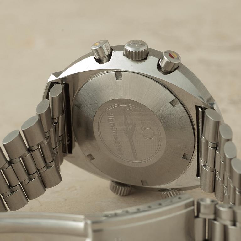 OMEGA, Flightmaster (T SWISS MADE T), chronograph, wristwatch, 43 x 53 mm,