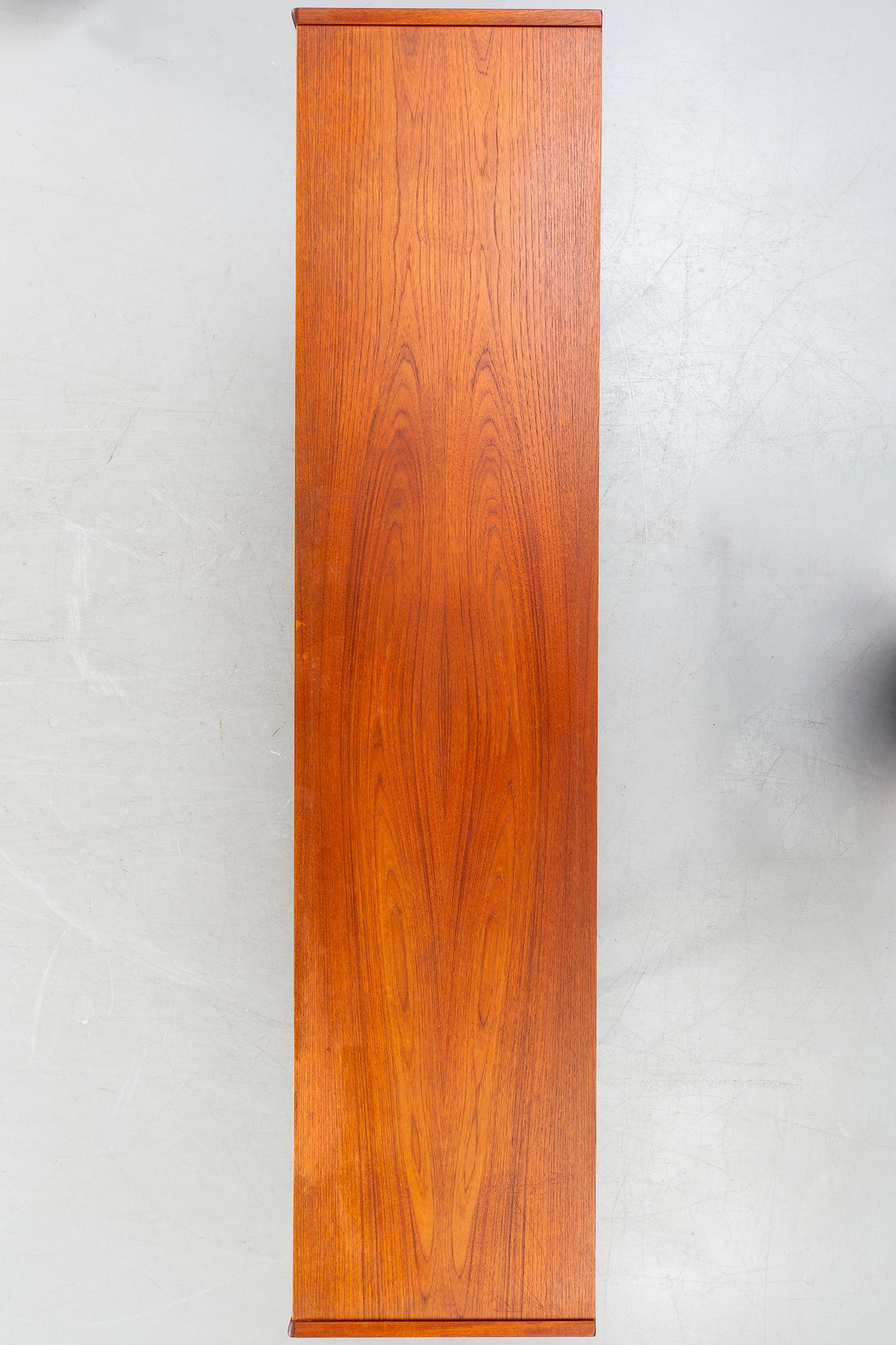 Nils Jonsson, a trio teak sideboard from Troeds later part of the 20th century.