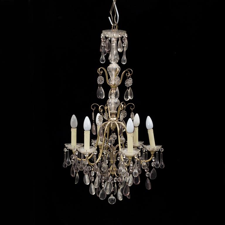 A CEILING LIGHT, rococo-style, 20th century.